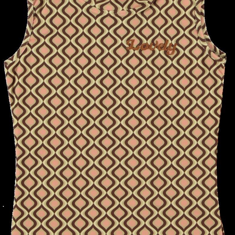 O'Chill Meisjes mouwloos shirt - Rhodee - Multicolor Rhodee - Maat 104/110 - O'Chill - Meisjes mouwloos shirt - Rhodee - Multicolor