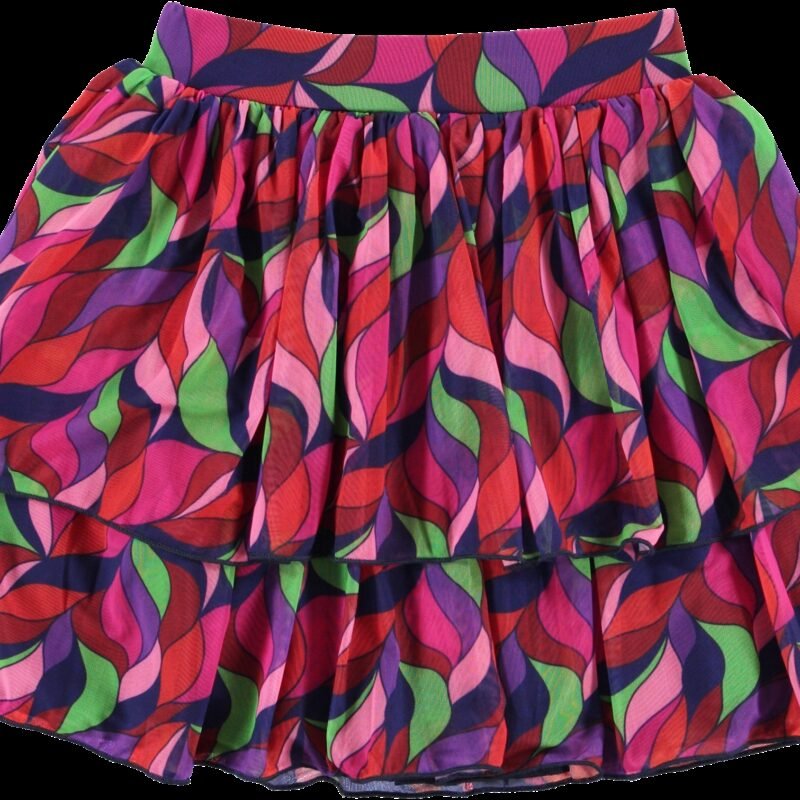 O'Chill Meisjes rok - Leona - Multi Color O'Chill Meisjes rok - Leona - Multi ColorMateriaal