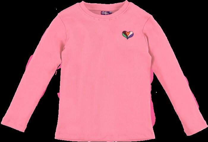 O'Chill Meisjes shirt - Florence - Roze O'Chill Meisjes shirt - Florence - RozeMateriaal
