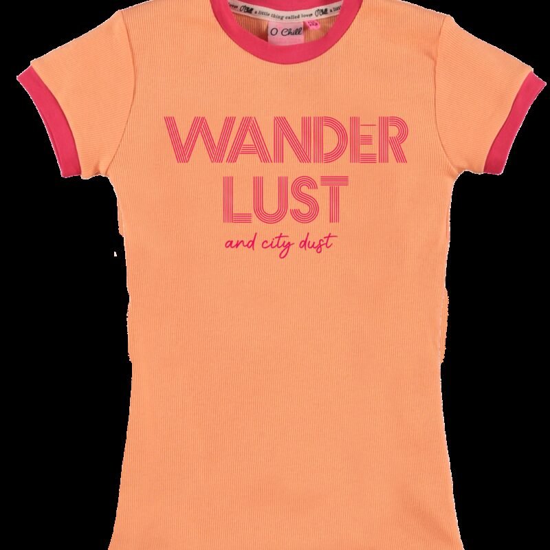 O'Chill Meisjes shirt - Ivana - Peach Ivana - Maat 104/110 - O'Chill - Meisjes shirt - Ivana - Peach