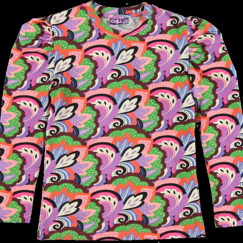 O'Chill Meisjes shirt - Izzie - Multi Color O'Chill Meisjes shirt - Izzie - Multi ColorMateriaal