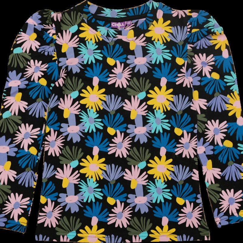 O'Chill Meisjes shirt - Penny - Zwart O'Chill Meisjes shirt - Penny - ZwartMateriaal