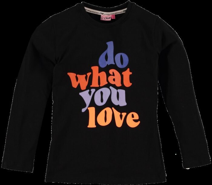 O'Chill Meisjes shirt - Philien - Zwart O'Chill Meisjes shirt - Philien - ZwartMateriaal