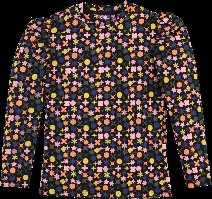 O'Chill Meisjes shirt - Saar - Zwart O'Chill Meisjes shirt - Saar - ZwartMateriaal