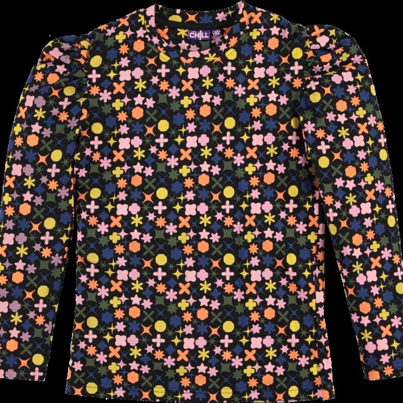 O'Chill Meisjes shirt - Saar - Zwart O'Chill Meisjes shirt - Saar - ZwartMateriaal