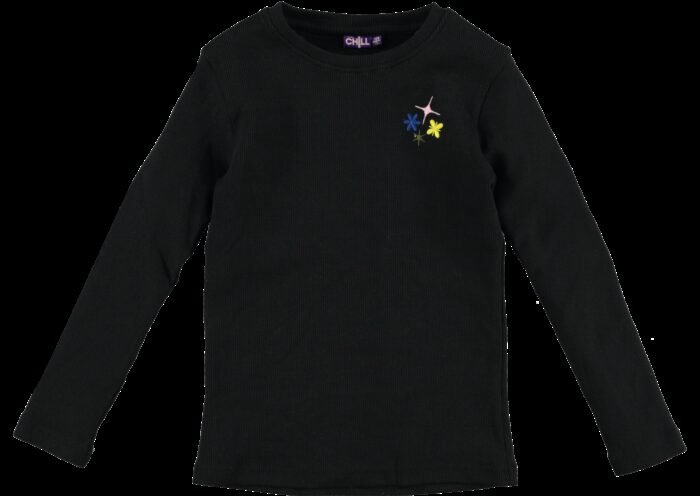 O'Chill Meisjes shirt - Victoria - Zwart O'Chill Meisjes shirt - Victoria - ZwartMateriaal