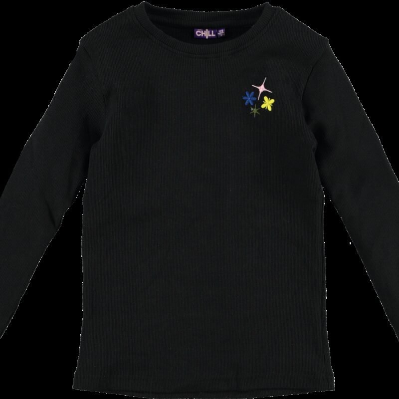 O'Chill Meisjes shirt - Victoria - Zwart O'Chill Meisjes shirt - Victoria - ZwartMateriaal
