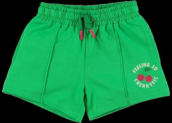 O'Chill Meisjes sweat short - Lola - Groen O'Chill Meisjes sweat short - Lola - GroenMateriaal