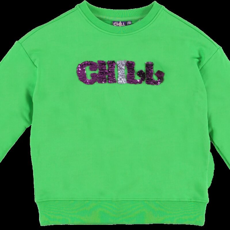 O'Chill Meisjes sweater - Charlie - Groen O'Chill Meisjes sweater - Charlie - GroenMateriaal