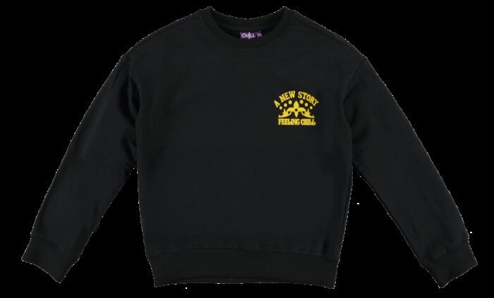 O'Chill Meisjes sweater - Nena - Zwart O'Chill Meisjes sweater - Nena - ZwartMateriaal