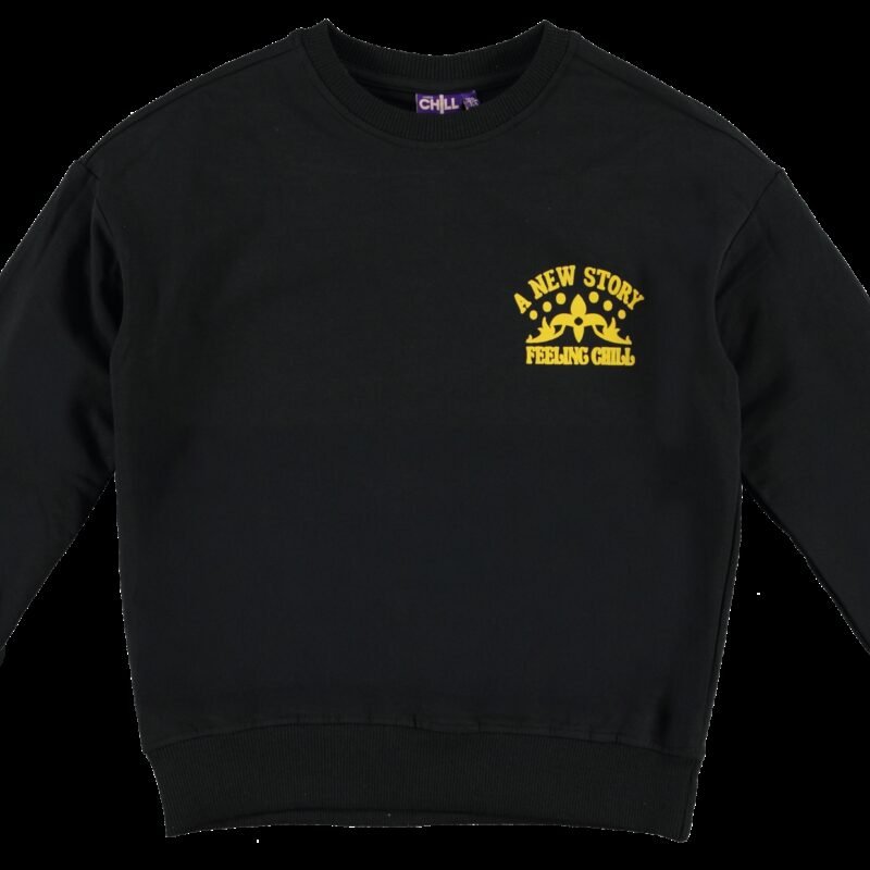 O'Chill Meisjes sweater - Nena - Zwart O'Chill Meisjes sweater - Nena - ZwartMateriaal