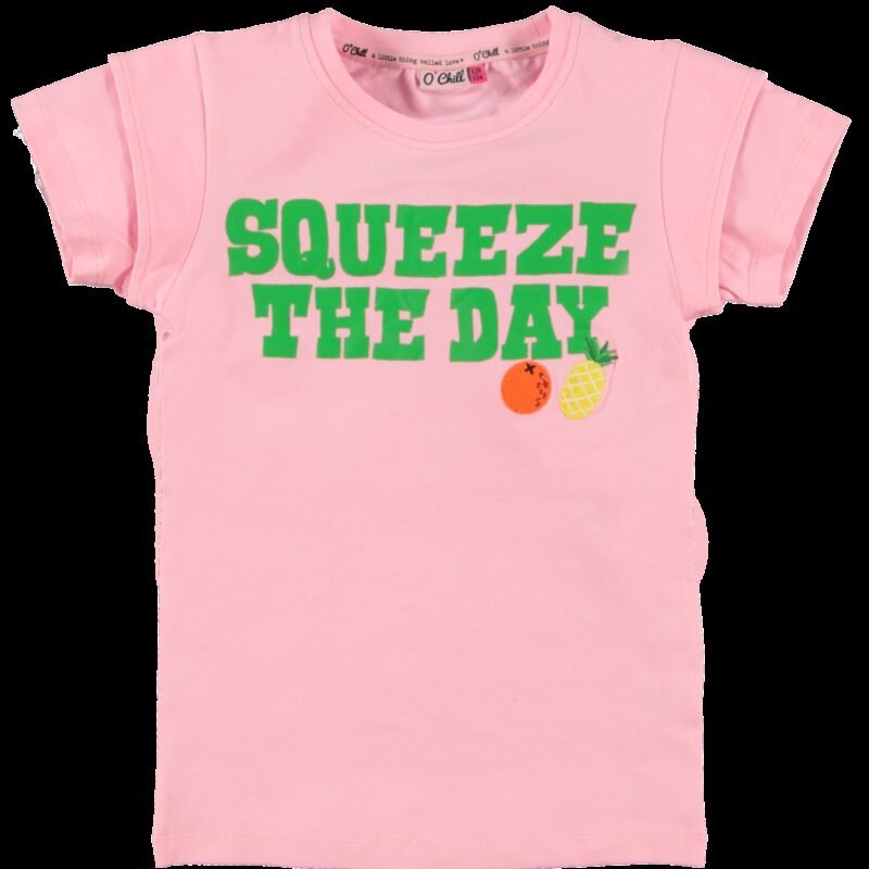 O'Chill Meisjes t-shirt - Vicky - Roze O'Chill Meisjes t-shirt - Vicky - RozeMateriaal