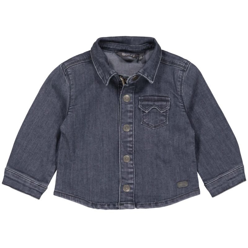 Quapi Jongens Blouse - Antoin - Donker grijs denim Quapi Jongens blouse - Antoin - Donker grijs denimMateriaal -