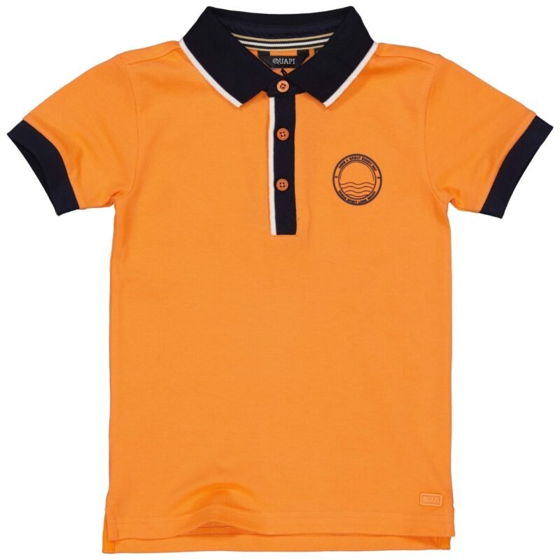 Quapi Jongens polo shirt - Biko - Oranje Quapi Jongens polo shirt - Biko - OranjeMateriaal 95% Cotton 5% Elastan