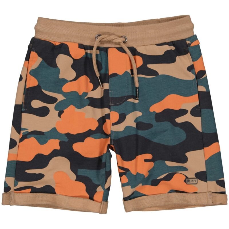 Quapi Jongens sweat short - Thygo - AOP Zand steen camo Quapi Jongens sweat short - Thygo - AOP Zand steen camo96%katoen/4%elastaan