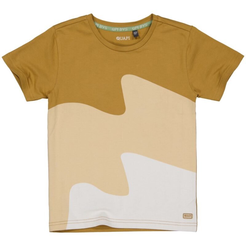 Quapi Jongens t-shirt - Barry - Bruin Quapi Jongens t-shirt - Barry - BruinMateriaal 95% Cotton 5% Elastan
