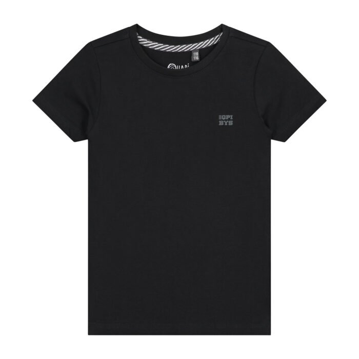 Quapi Jongens t-shirt - Joshua - Zwart Quapi Jongens t-shirt - Joshua - Zwart95% Cotton 5% Elasthan