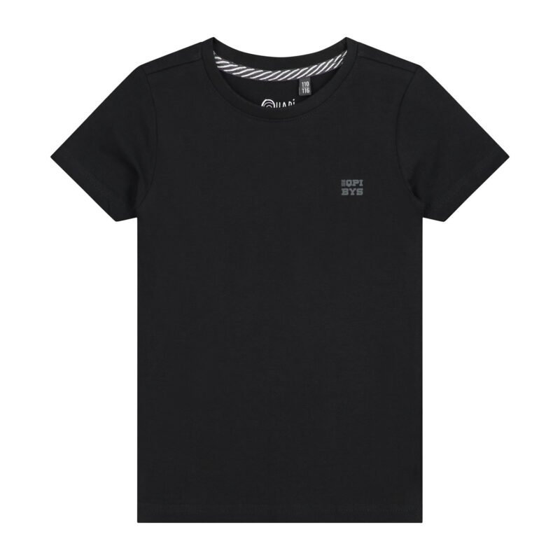 Quapi Jongens t-shirt - Joshua - Zwart Quapi Jongens t-shirt - Joshua - Zwart95% Cotton 5% Elasthan