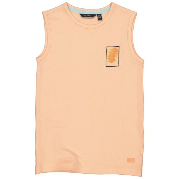 Quapi Jongens top - Bodil - Perzik Quapi Jongens top - Bodil - PerzikMateriaal 100% Cotton