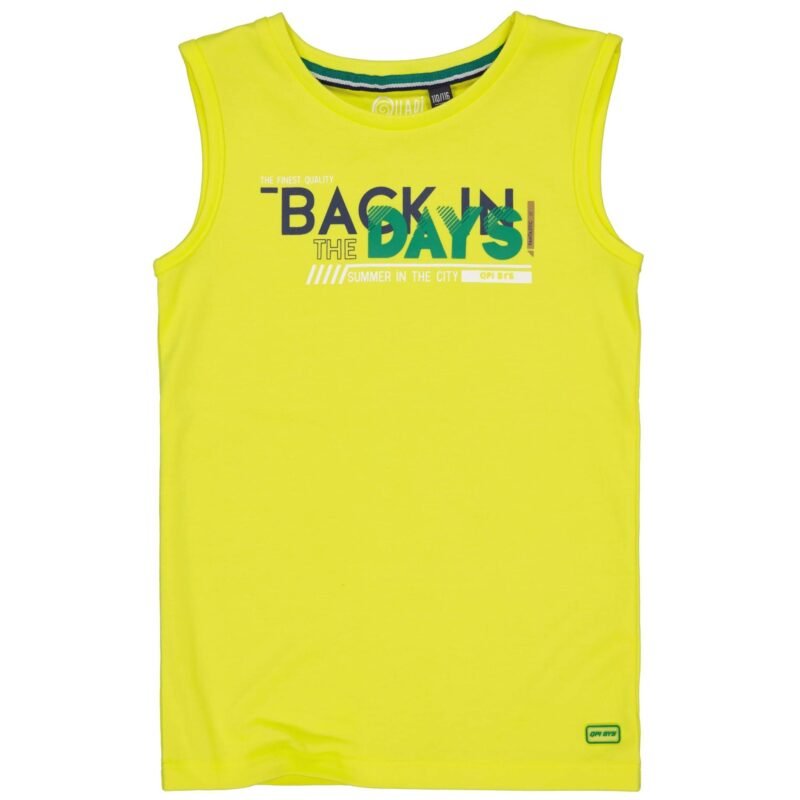 Quapi Jongens top - Maxwell - Lemon geel Quapi Jongens top - Maxwell - Lemon geel