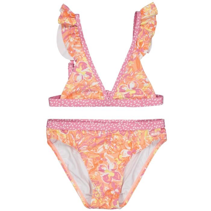 Quapi Meisjes bikini - Bibine - AOP bloemen wit Quapi Meisjes bikini - Bibine - AOP bloemen witMateriaal 87% Polyamide 13% Spandex