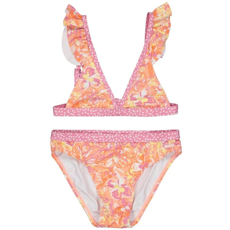 Quapi Meisjes bikini - Bibine - AOP bloemen wit Quapi Meisjes bikini - Bibine - AOP bloemen witMateriaal 87% Polyamide 13% Spandex