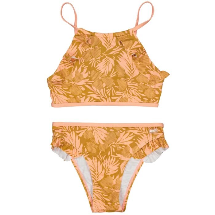 Quapi Meisjes bikini - Blanca - AOP roze Quapi Meisjes bikini - Blanca - AOP rozeMateriaal 87% Polyamide 13% Spandex