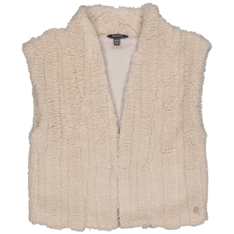 Quapi Meisjes gilet - Dycke - Beige Quapi Meisjes gilet - Dycke - BeigeMateriaal Shell 100% Polyester / Lining 95% Polyester 5% Spandex