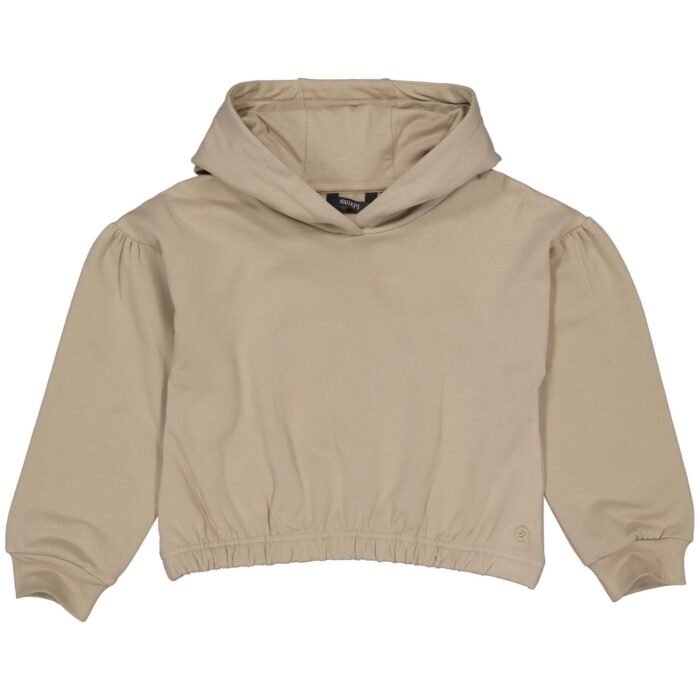 Quapi Meisjes hoodie - Dinte - Donker zand Quapi Meisjes hoodie - Dinte - Donker zandMateriaal 95% Cotton 5% Elastan