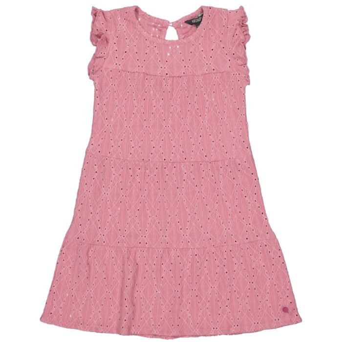 Quapi Meisjes jurk - Berra - Candy roze Quapi Meisjes jurk - Berra - Candy rozeMateriaal 99% Polyester 1% Elastan