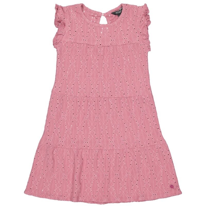 Quapi Meisjes jurk - Berra - Candy roze Quapi Meisjes jurk - Berra - Candy rozeMateriaal 99% Polyester 1% Elastan