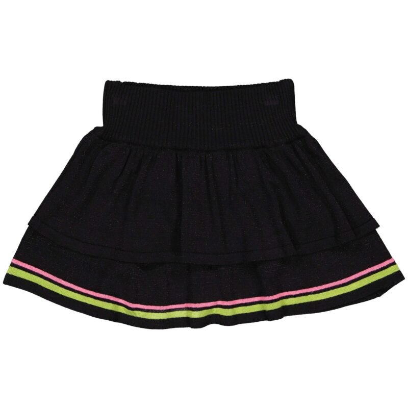 Quapi Meisjes rok - Aurora - Zwart Quapi Meisjes rok - Aurora - ZwartMateriaal - 100% Viscose with Lurex
