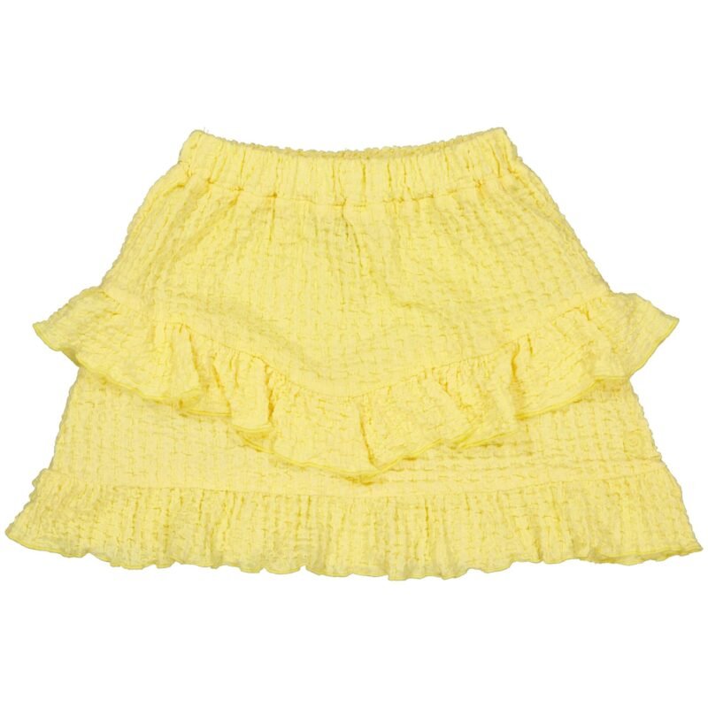 Quapi Meisjes rok - Brick - Zacht geel Quapi Meisjes rok - Brick - Zacht geelMateriaal 97% Polyester 3% Elastan