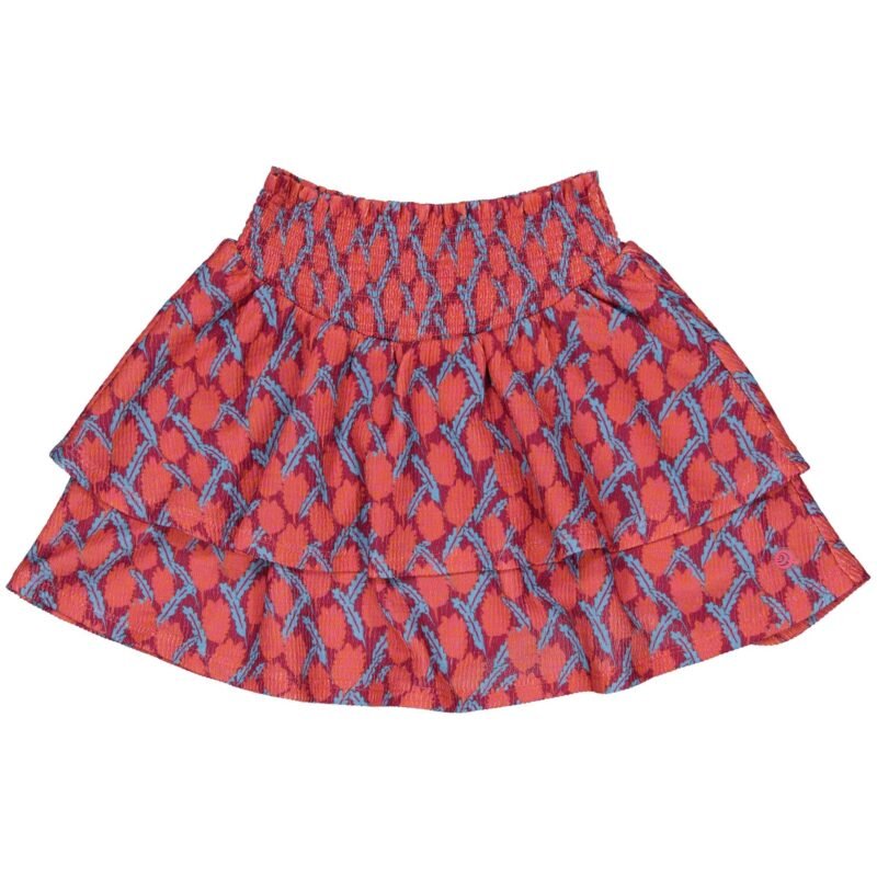 Quapi Meisjes rok - Djani - AOP Roze bloemen Quapi Meisjes rok - Djani - AOP Roze bloemenMateriaal 95% Polyester 5% Elastan