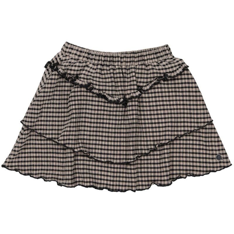 Quapi Meisjes rok - Domien - AOP Zand gestreept Quapi Meisjes rok - Domien - AOP Zand gestreeptMateriaal 98% polyester 2% Spandex