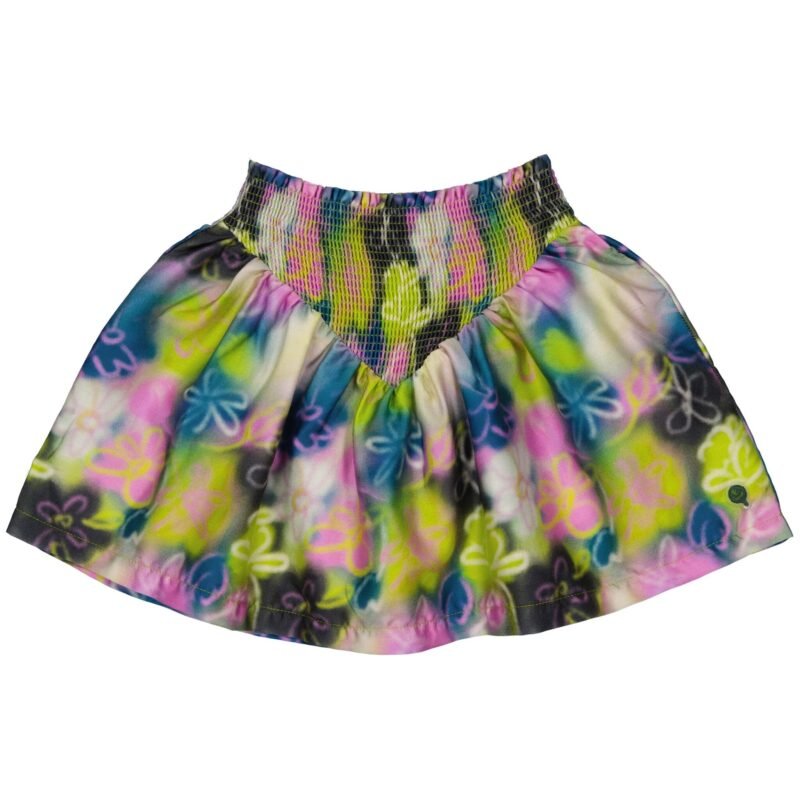 Quapi Meisjes rok - Dua - AOP Groen bloemen Quapi Meisjes rok - Dua - AOP Groen bloemenMateriaal 100% Cotton