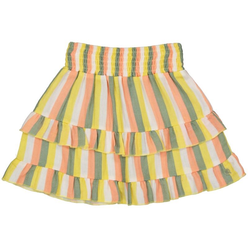 Quapi Meisjes rok - Ticha - AOP Multi lines Quapi Meisjes rok - Ticha - AOP Multi lines100%katoen