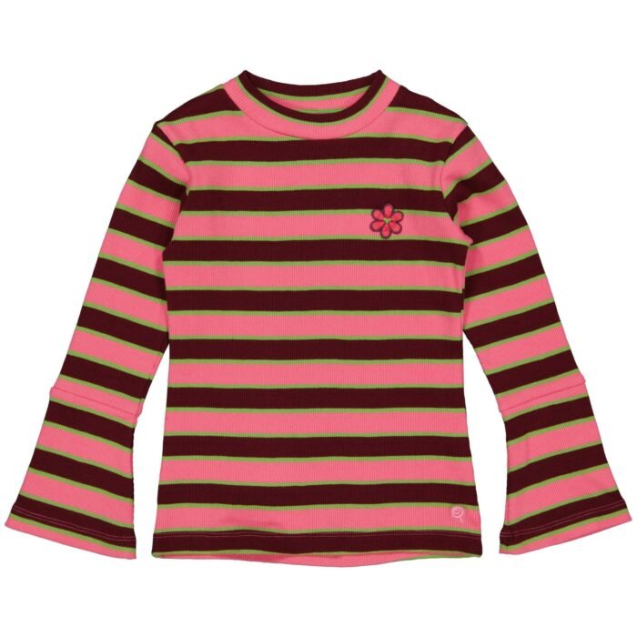Quapi Meisjes shirt - Aksay - AOP streep multi Quapi Meisjes shirt - Aksay - AOP streep multiMateriaal - 95% Cotton / 5% Elasthan