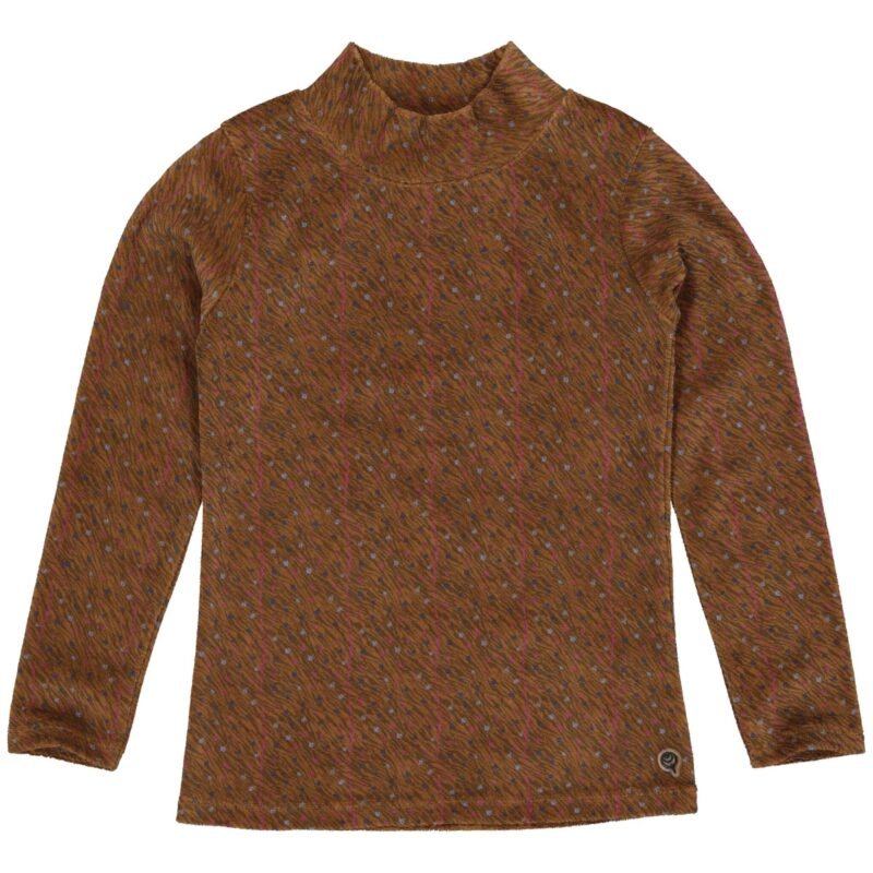 Quapi Meisjes shirt - Aloiswq232 - AOP animal bos bruin Quapi Meisjes shirt - Aloiswq232 - AOP animal bos bruinMateriaal - 80% Cotton / 20% Polyester