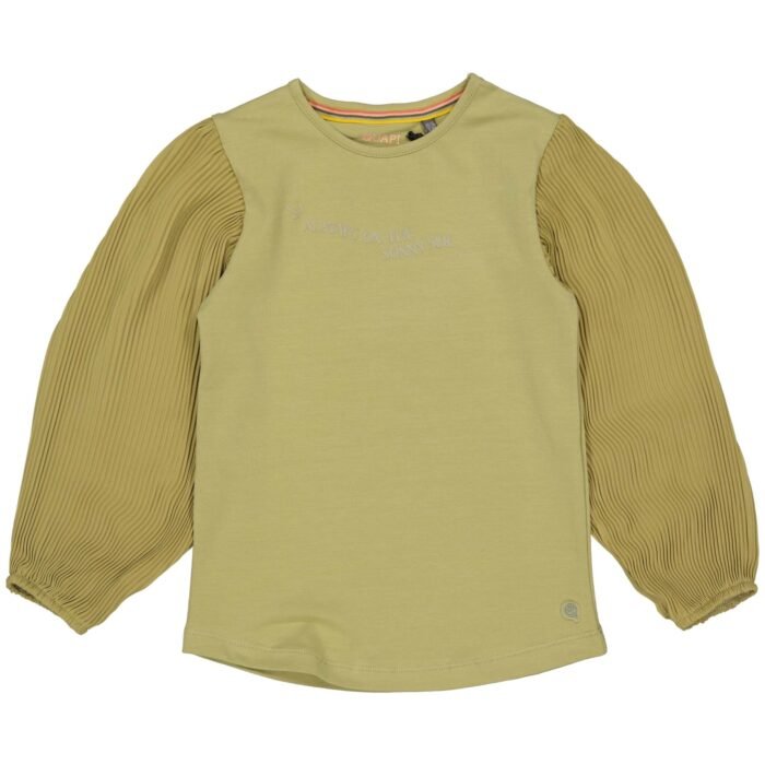 Quapi Meisjes shirt - Bella - Cedar groen Quapi Meisjes shirt - Bella - Cedar groenMateriaal