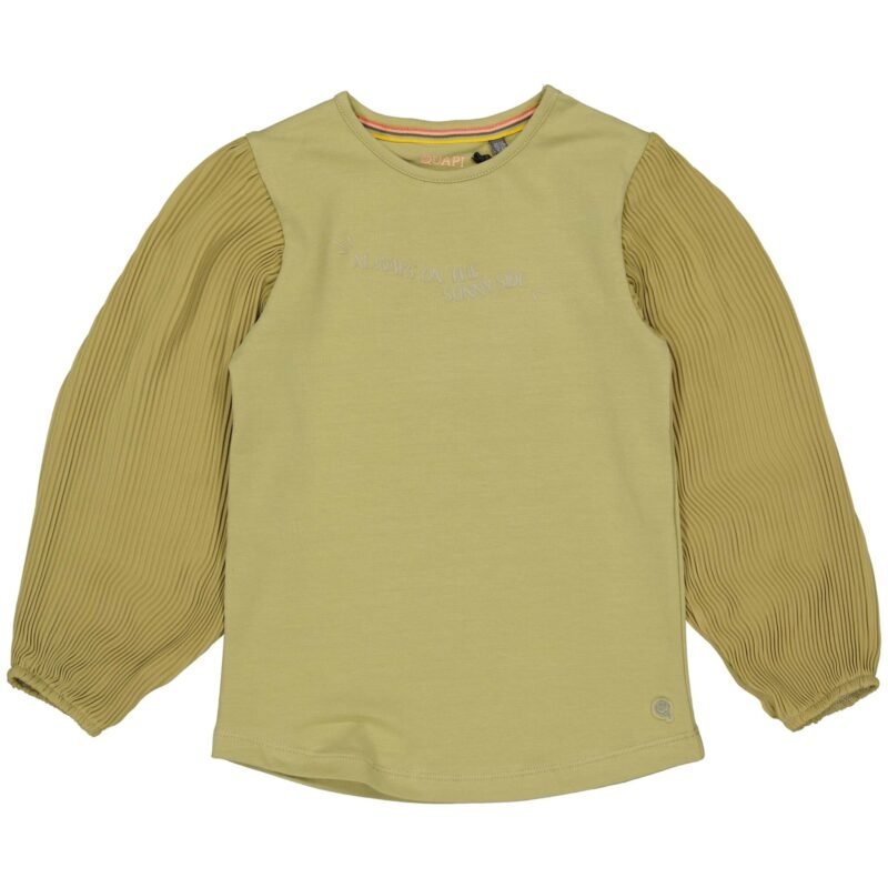 Quapi Meisjes shirt - Bella - Cedar groen Quapi Meisjes shirt - Bella - Cedar groenMateriaal