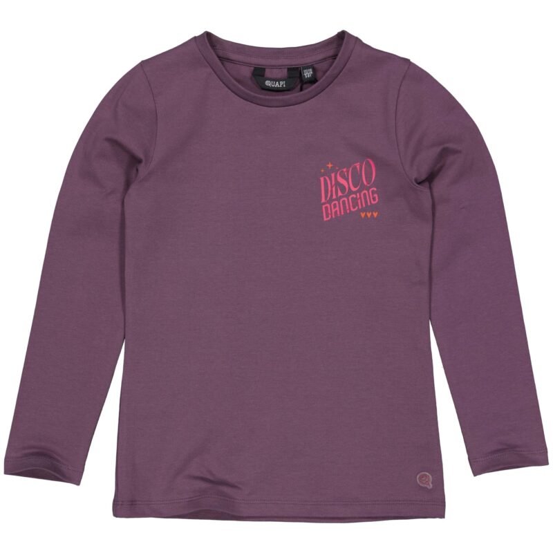 Quapi Meisjes shirt - Debbie - Donker paars Quapi Meisjes shirt - Debbie - Donker paarsMateriaal 95% Cotton 5% Elastan