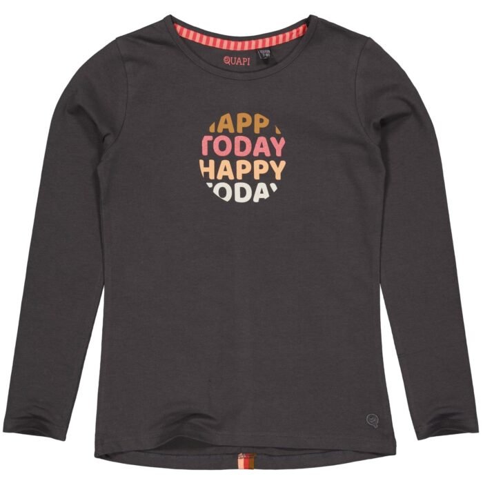 Quapi Meisjes shirt - Teresa - Grijs Quapi Meisjes shirt - Teresa - Grijs95%katoen/5%elastaan