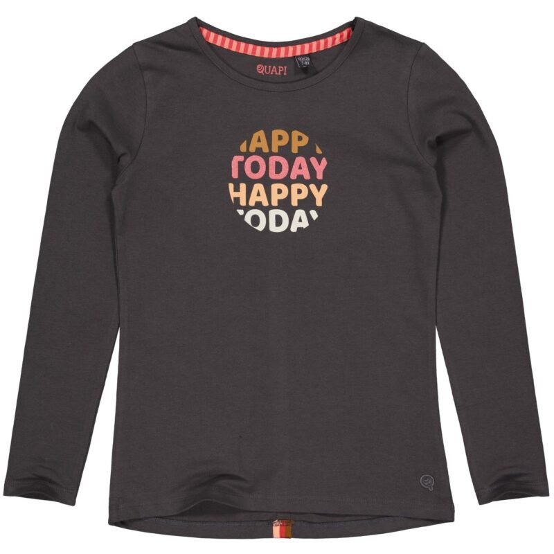 Quapi Meisjes shirt - Teresa - Grijs Quapi Meisjes shirt - Teresa - Grijs95%katoen/5%elastaan