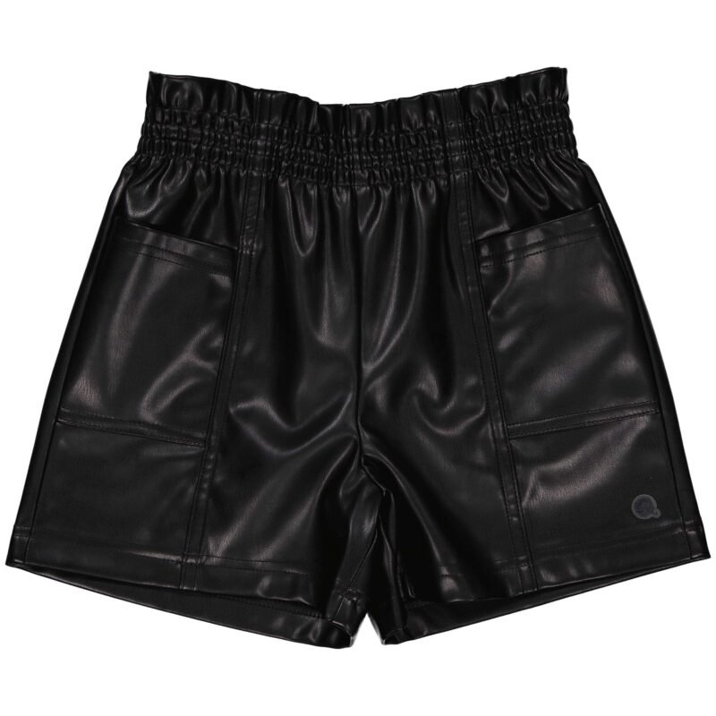 Quapi Meisjes short - Djuly - Zwart Quapi Meisjes short - Djuly - ZwartMateriaal Shell 100% PU / Lining:100% Polyester