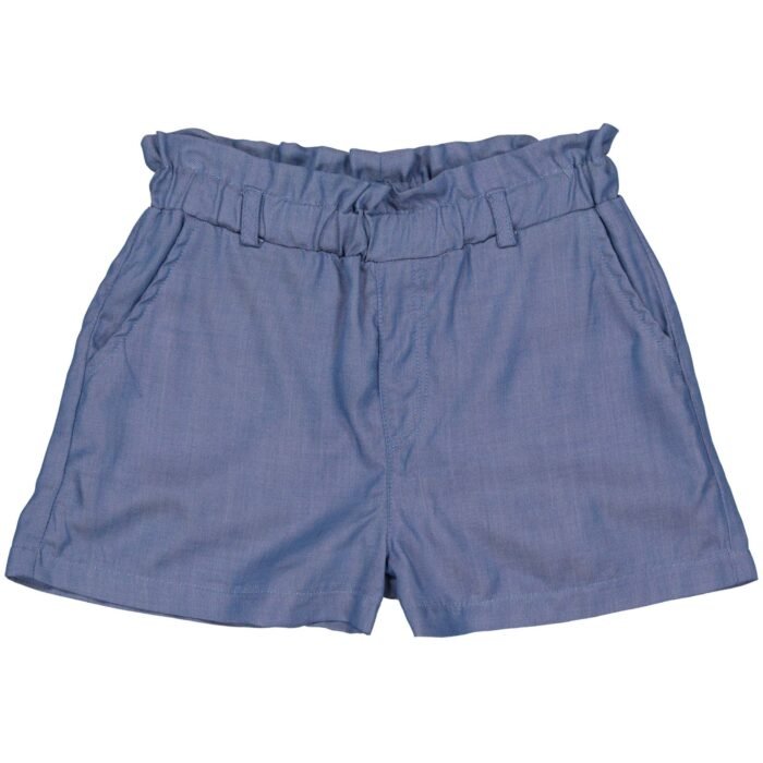 Quapi Meisjes short - Thiara - Blauw chambray Quapi Meisjes short - Thiara - Blauw chambray100%viscose
