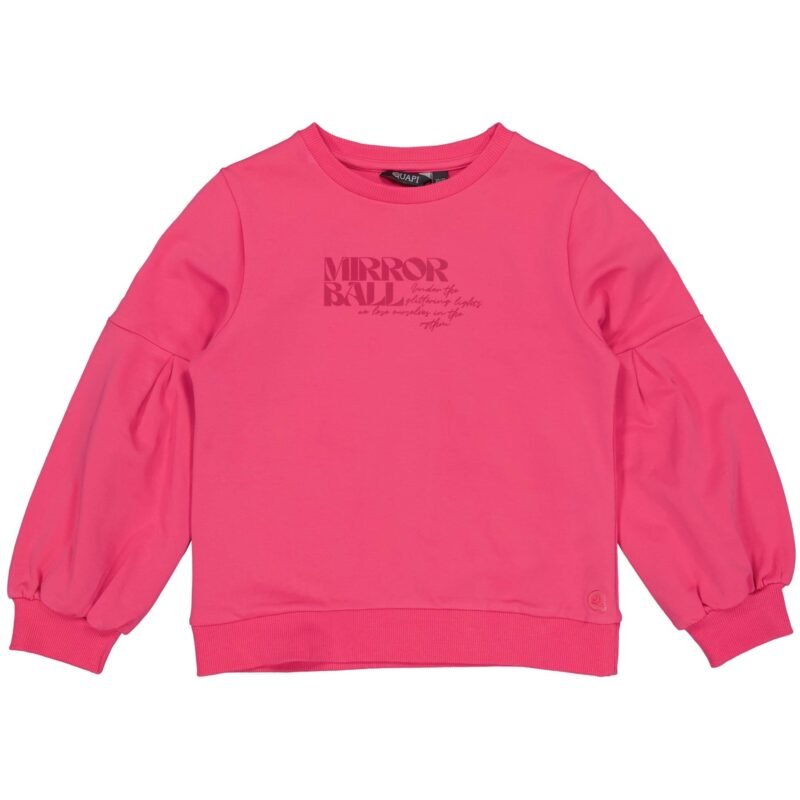 Quapi Meisjes sweater - Desiree - Hot roze Quapi Meisjes sweater - Desiree - Hot rozeMateriaal 95% Cotton 5% Elastan