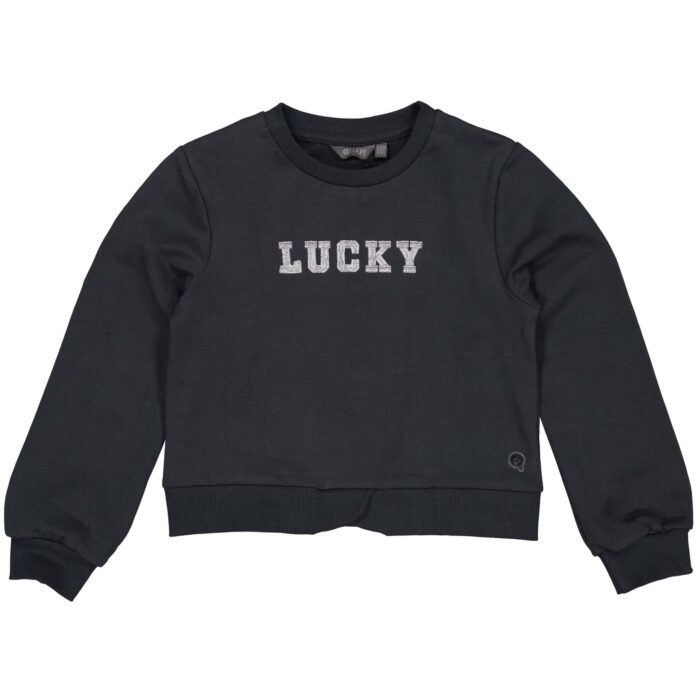 Quapi Meisjes sweater - Dieke - Zwart Quapi Meisjes sweater - Dieke - ZwartMateriaal 95% Cotton 5% Elastan