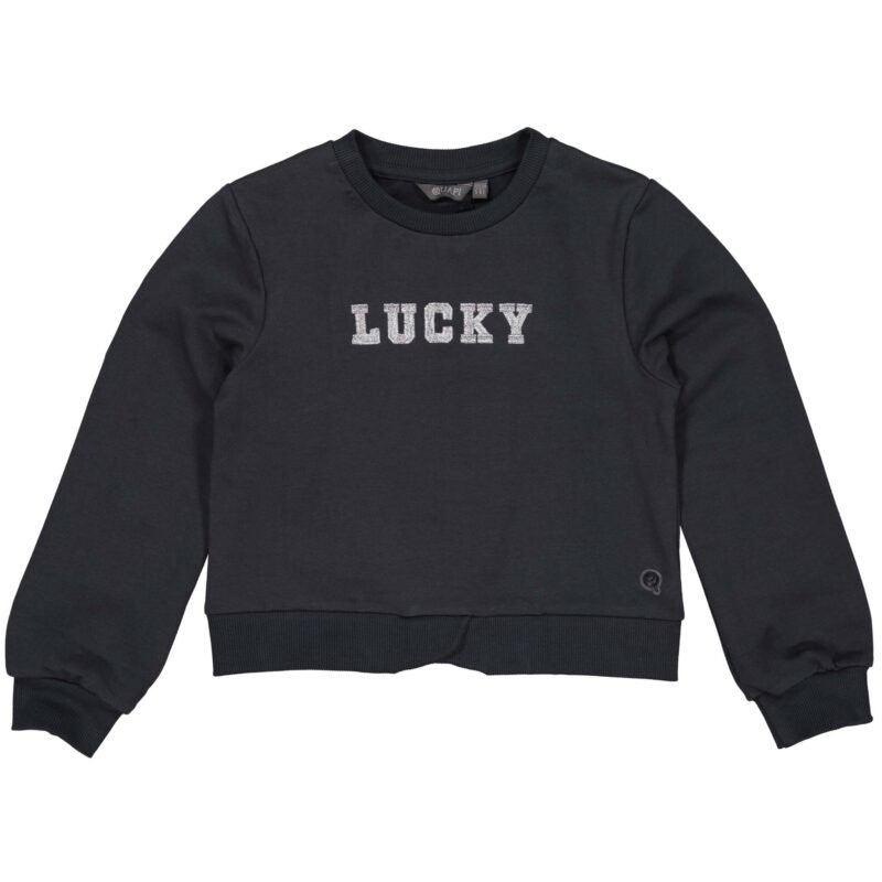 Quapi Meisjes sweater - Dieke - Zwart Quapi Meisjes sweater - Dieke - ZwartMateriaal 95% Cotton 5% Elastan