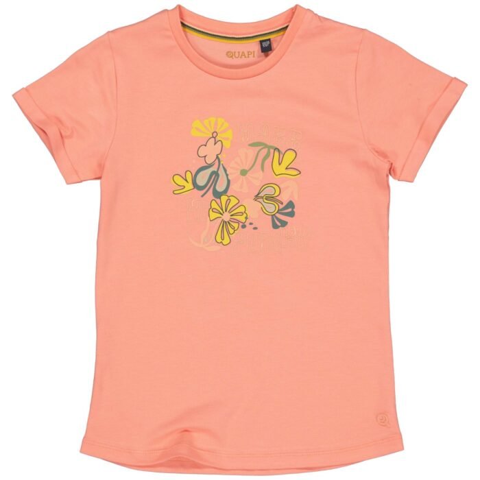 Quapi Meisjes t-shirt - Becky - Vintage rood Quapi Meisjes t-shirt - Becky - Vintage roodMateriaal 95% Cotton 5% Elastan